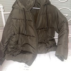 ZARA WATER REPELLENT PUFFER JACKET